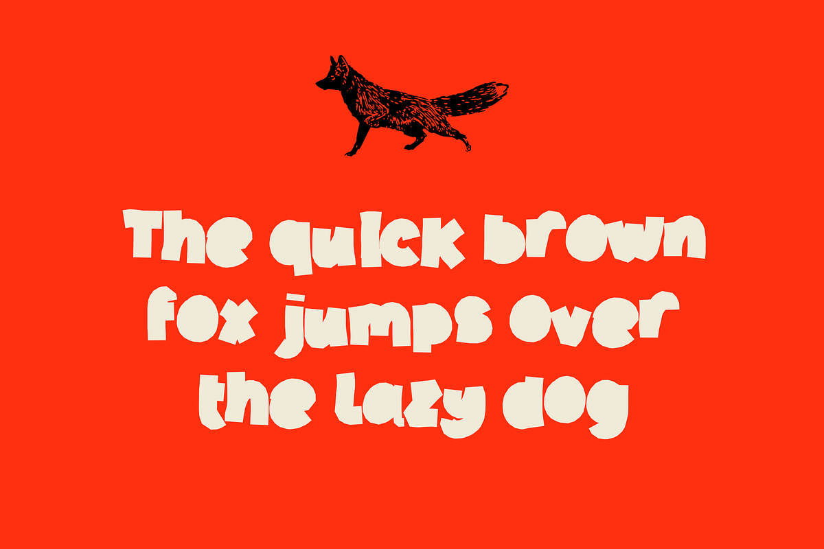 Moira cutout bold handmade font, a Blackletter Font by Ashiya Pixel (Photo 2 of 9)