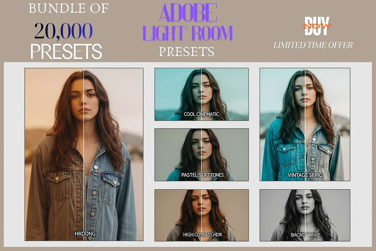 20,000 Presets Pastel Soft Tone, a Preset Add-On by Aban's World (Photo 2 of 63)