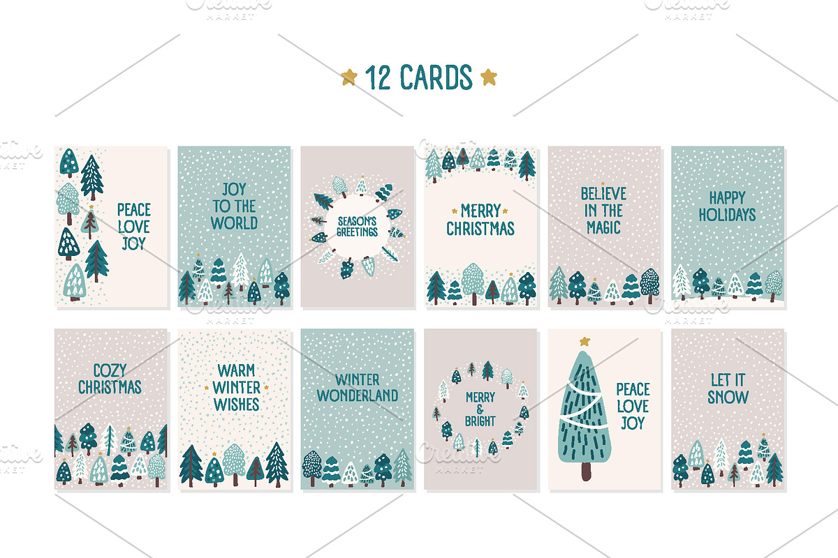 Scandinavian Christmas Mega Bundle, a Seasonal Illustration by C Design Studio (Photo 6 of 15)