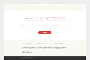 Geeklove - A Wedding WordPress Theme