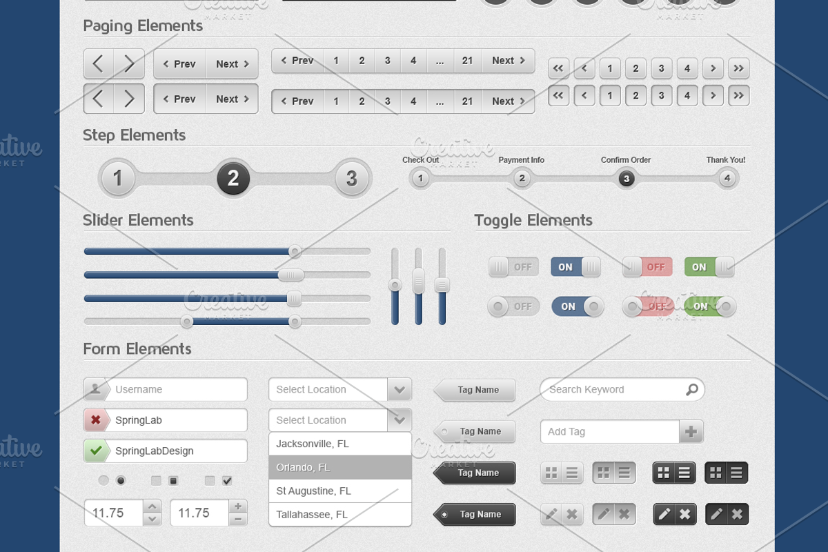 Modo UI Kit, an UI Kit Template by SpringLab (Photo 3 of 3)