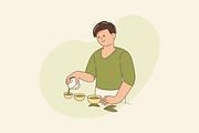 People with Matcha Illustration, an Object Graphic by Jump Studio (Thumbnail 6 of 12)