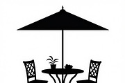 Table Umbrella Beach Silhouette, an Illustration by Amazin_art (Thumbnail 9 of 13)