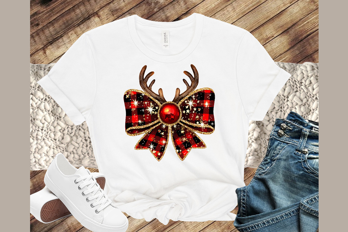 Christmas Coquette Bow Png, an Illustration by Sublimation Artist (Photo 5 of 9)