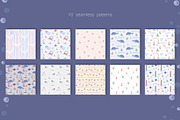 Ocean vibes, a Texture Illustration by Katia Serdiuk (Thumbnail 2 of 5)