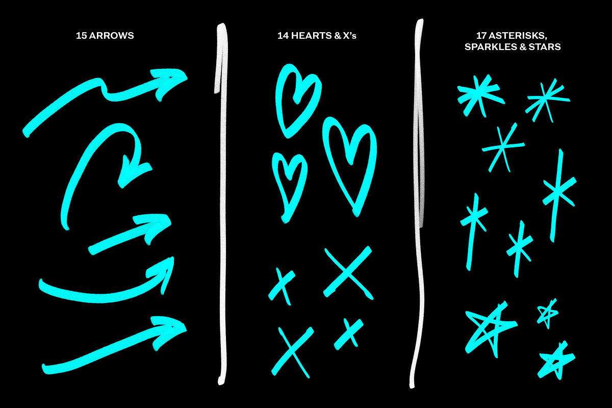 Marker - Lines, Squiggles, Arrows, an Object Graphic by Wes Franklin (Photo 3 of 4)