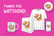 Cute Cartoon Tiger., an Animal Illustration by KENO Mascots (Thumbnail 9 of 9)