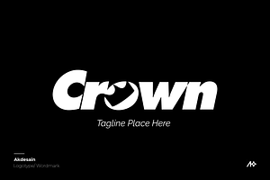 Crown Wordmark Logo, a Branding & Logo Template by Akdesain