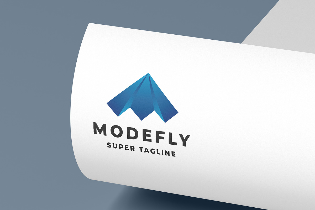 Modefly Abstract Wing Logo, a Branding & Logo Template by Design_Planet (Photo 1 of 2)