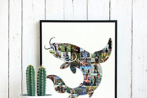 Catfish Photo Collage Template, a Poster Template by AIW SOLUTIONS
