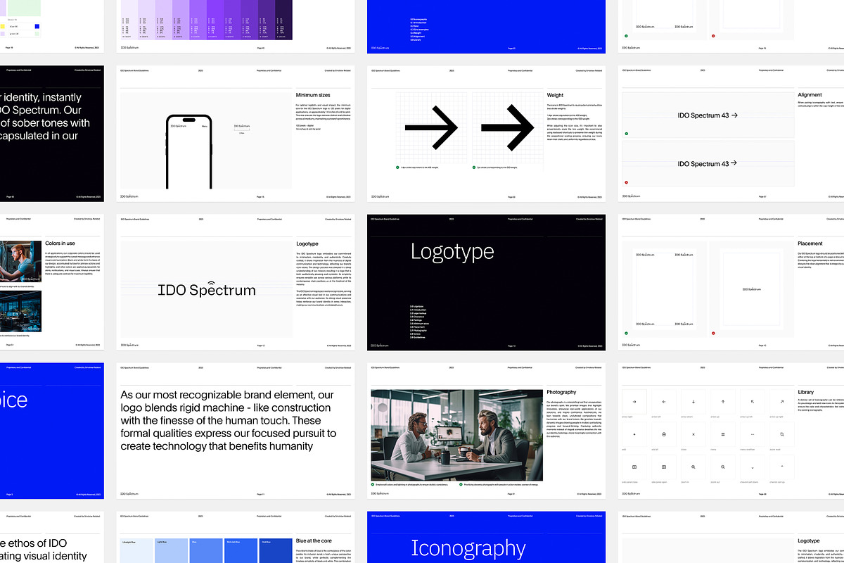 IDO Spectrum Brand Style Guidelines, a Presentation Template by Smotrow Related (Photo 4 of 15)