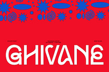 Ghivane - Quirky Trendy Logo Font