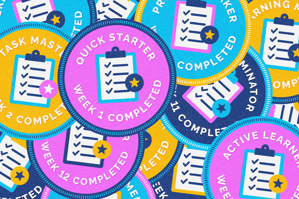 Weekly Tasks Completed Badges, a Templates & Theme by sungandco (Photo 3 of 5)