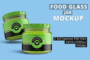 Pickle Sauce Honey Glass Jar Mockup, a Cups & Container Mockup by Digitalphaser (Thumbnail 1 of 8)