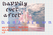 Happily Ever After Medieval Font, a Handwritten Font by Eryn Rose Design (Thumbnail 3 of 18)