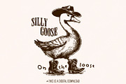 Silly Goose on the Loose PNG, Funny, an Illustration by SharpMarketplace (Thumbnail 1 of 9)