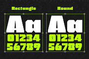 Bodygo – Boxy Display Font, a Sans Serif Font by Almarkhatype (Thumbnail 2 of 12)