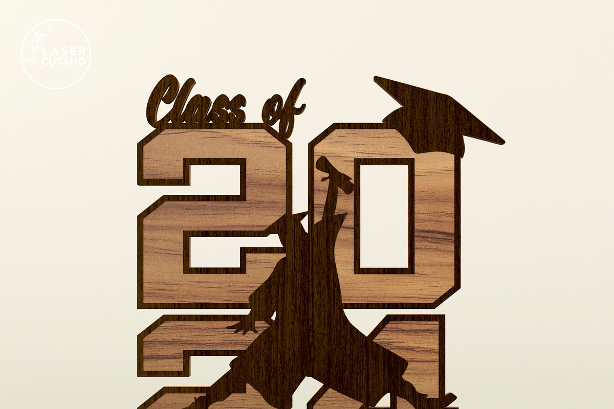 Graduation 2024 Decorative Cut File, a Templates & Theme by LaserCutano (Photo 5 of 7)