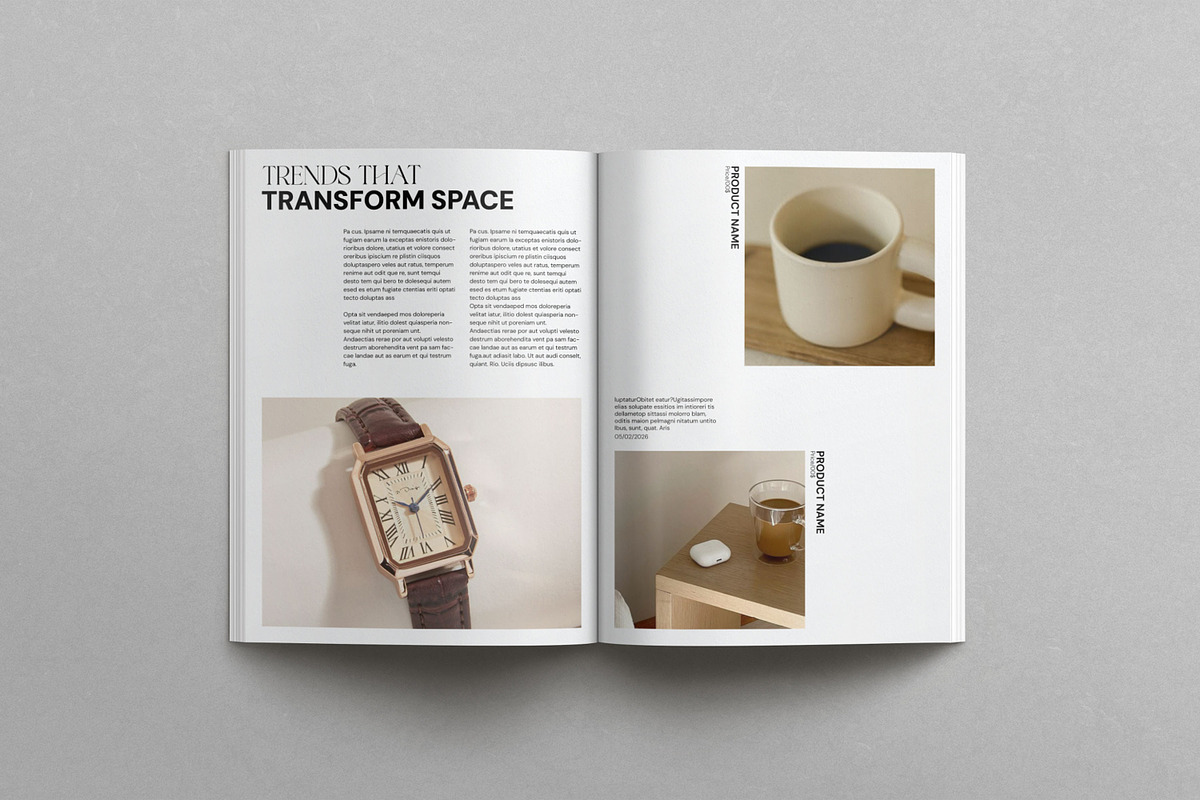 Product Catalog Brochure Template, a Brochure Template by Creatiya Type (Photo 5 of 5)