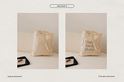 Aesthetic Tote Bag Mockups - Gracie, a Packaging Mockup by HelloKarla (Thumbnail 5 of 5)