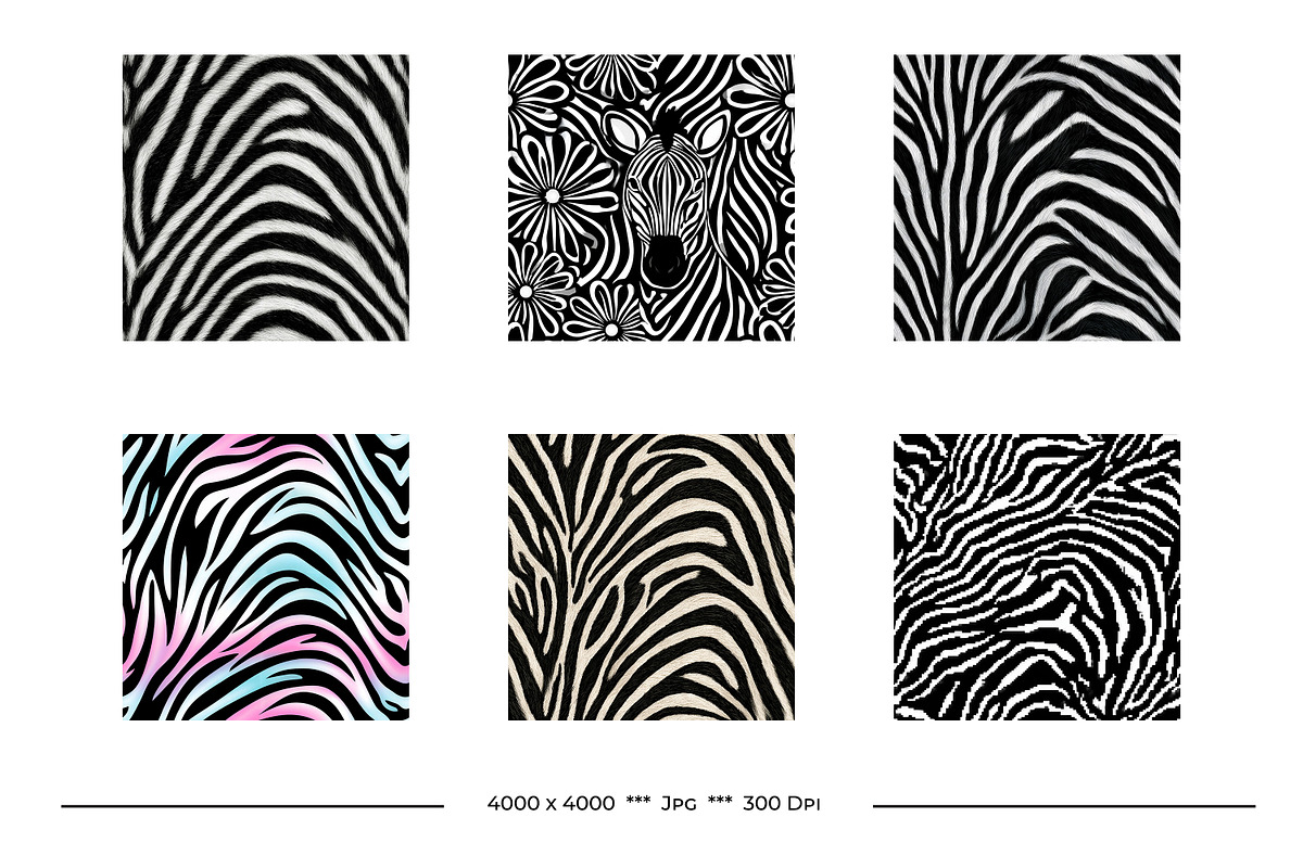 Zebra Skin Animal Print Patterns, a Pattern Graphic by karenfoleyphoto (Photo 5 of 6)