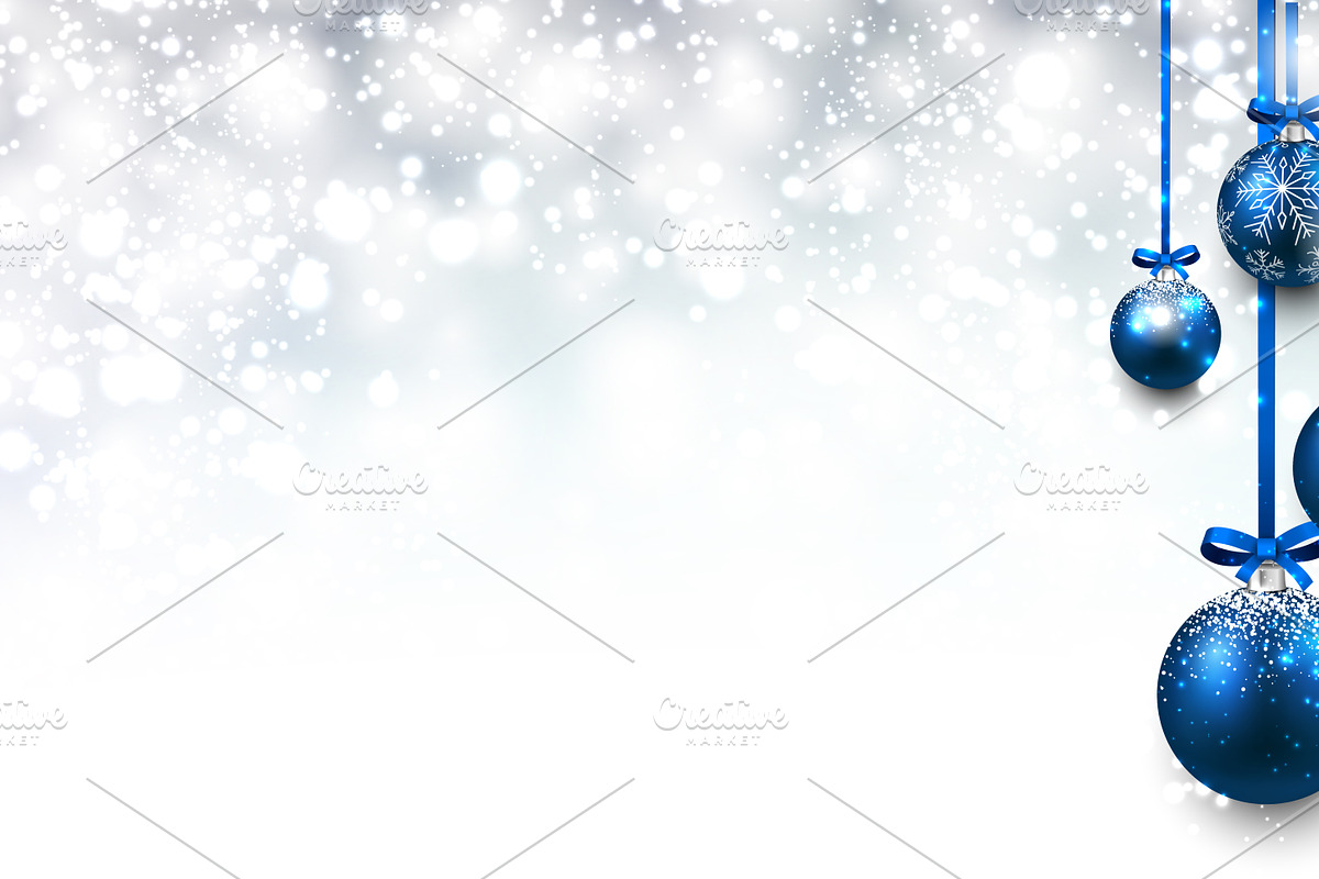 Big blue Christmas and New Year set, a Decorative Illustration by Vjom (Photo 19 of 21)