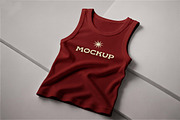 Casual Ribbed Tank Top Mockup, a Shirt Mockup by Pitchlook.Studio (Thumbnail 3 of 4)