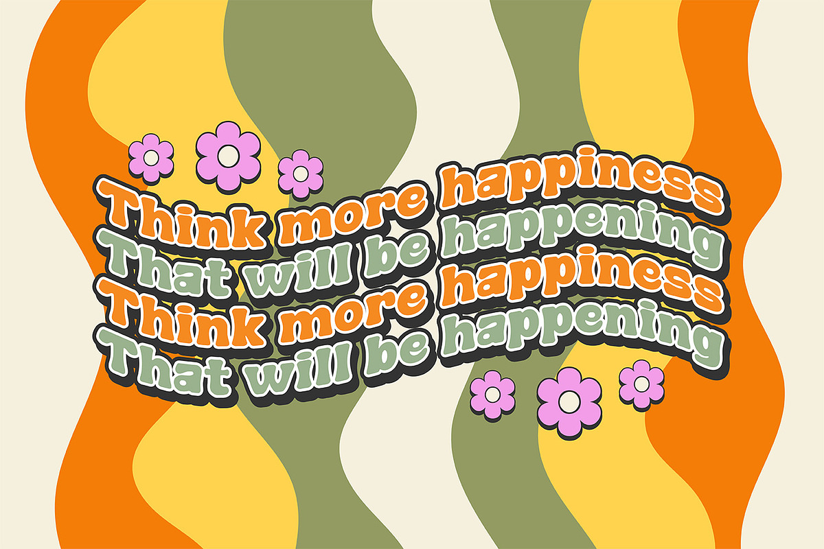 More Vibes – Fun & Groovy Font, a Sans Serif Font by Variatype (Photo 2 of 6)