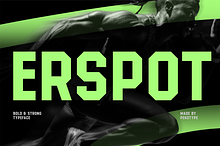 Erspot - Bold Condensed Sport Font