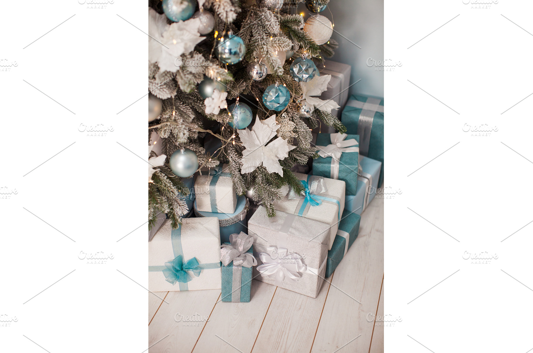 Many Christmas presents under the, a Holiday Photo by oksix