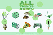 ALL THINGS GREEN: 250 PNG Elements, an Object Graphic by Megan Aili Designs (Thumbnail 10 of 17)