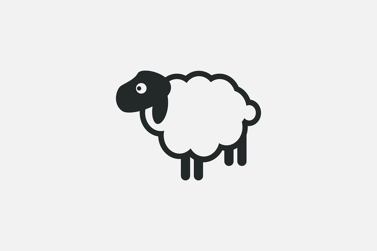 Sheep logo template, a Branding & Logo Template by TemplatePlus.net