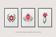 56 Romantic Folk Art Cliparts, an Object Graphic by Ashley Katrina (Thumbnail 6 of 14)