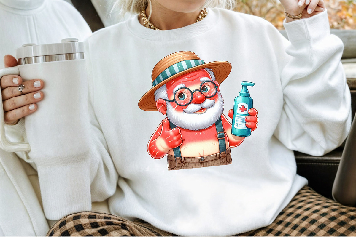 Funny Summer Grandpa Sublimation Cli, an Illustration by Sublimation Artist (Photo 4 of 6)