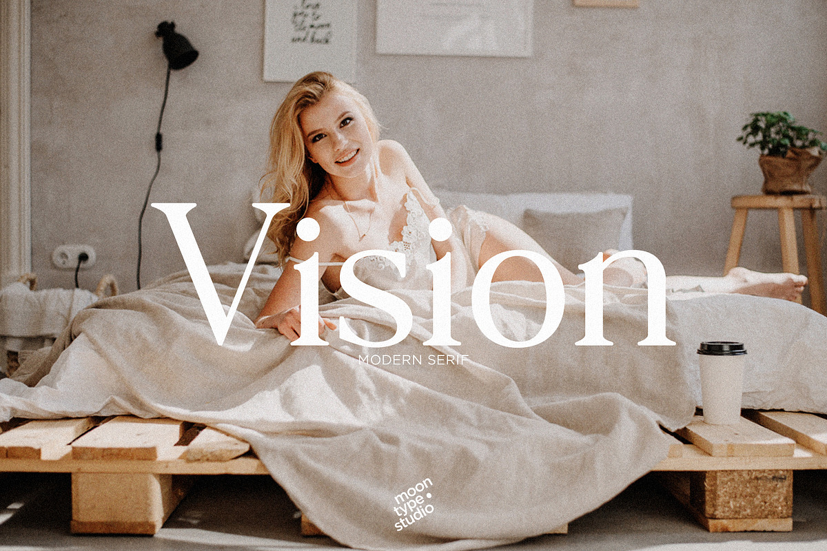 Vision - Modern Serif, a Serif Font by Schrifted Type (Photo 1 of 8)