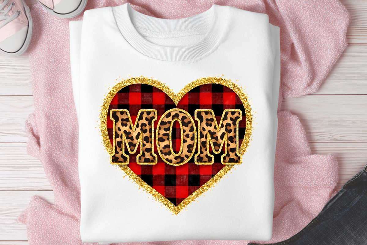 Mom Shirt Leopard Print PNG Mother, a Decorative Illustration by SugarCloudStudioArt (Photo 5 of 6)