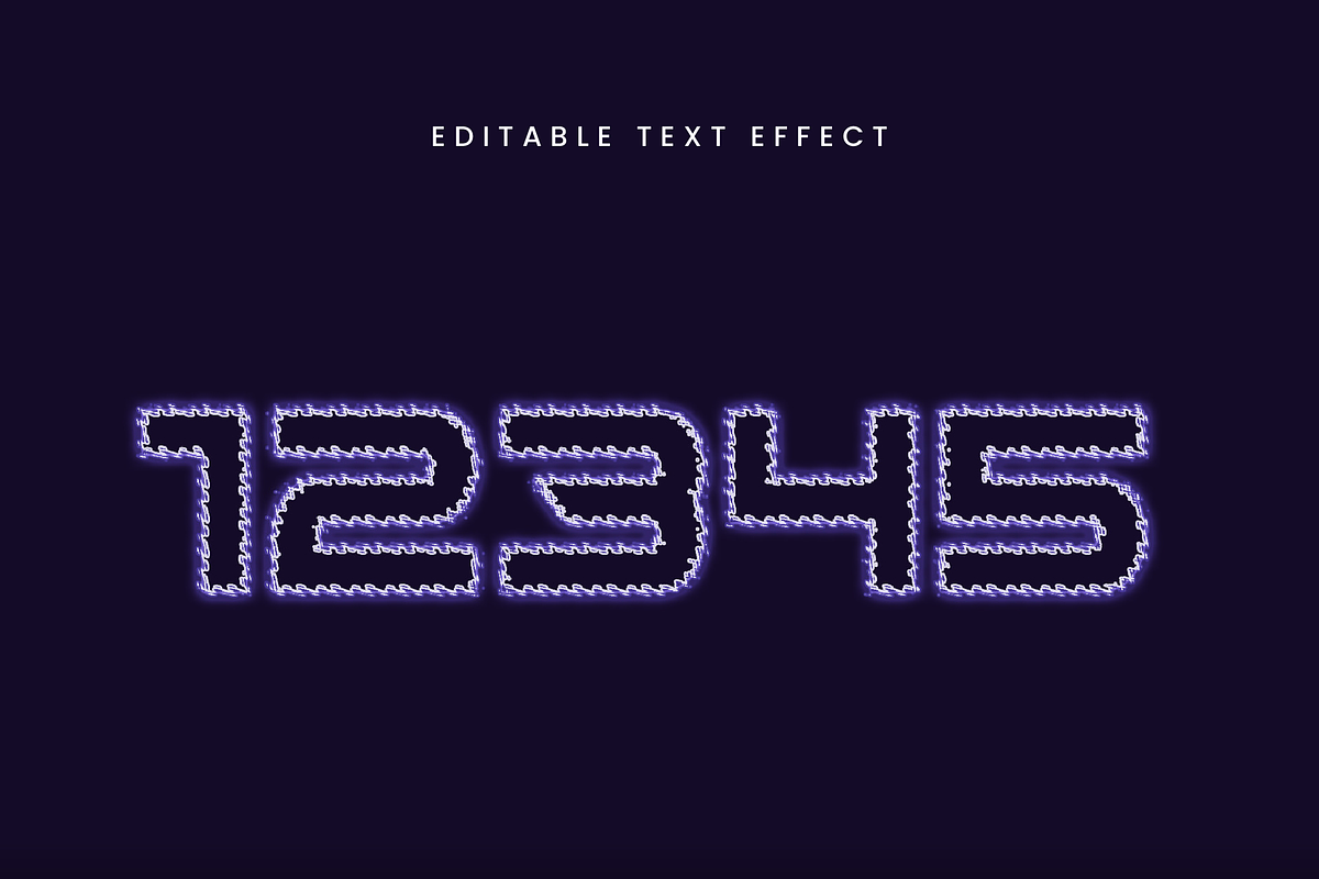 Electric Shock Text Effect preview 2