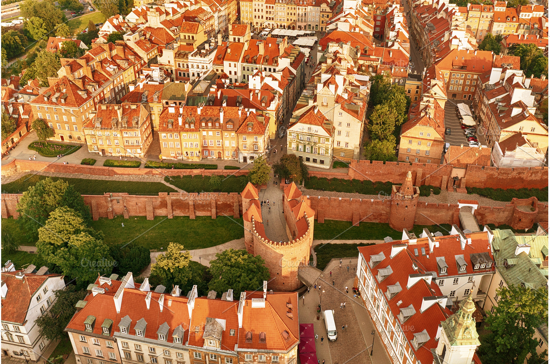 Old city in Warsaw, an Architecture Photo by Nature and travel