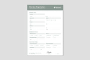 Member Registration Form Template, a Stationery Template by BrandPacks (Thumbnail 2 of 6)