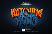 Halloween Text Effect 3D Style, a Layer Style Add-On by Mockmenot (Thumbnail 1 of 3)