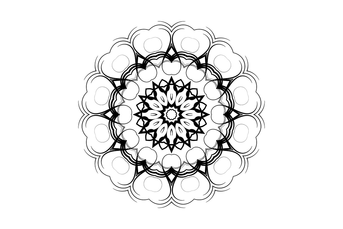Decorative Mandala Digital Art Pack, a Decorative Illustration by NJ Himel (Photo 81 of 101)