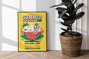 Retro Summer Festival Flyer Template, a Flyer Template by Tiptop Graphic (Thumbnail 2 of 5)