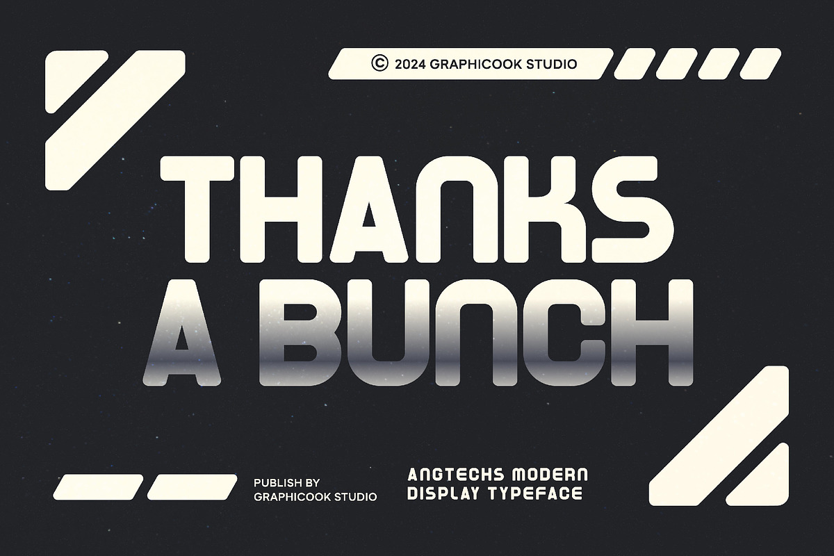 Angtechs, a Sans Serif Font by graphicook (Photo 10 of 10)