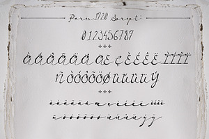 Paris 1920 Script & Sans