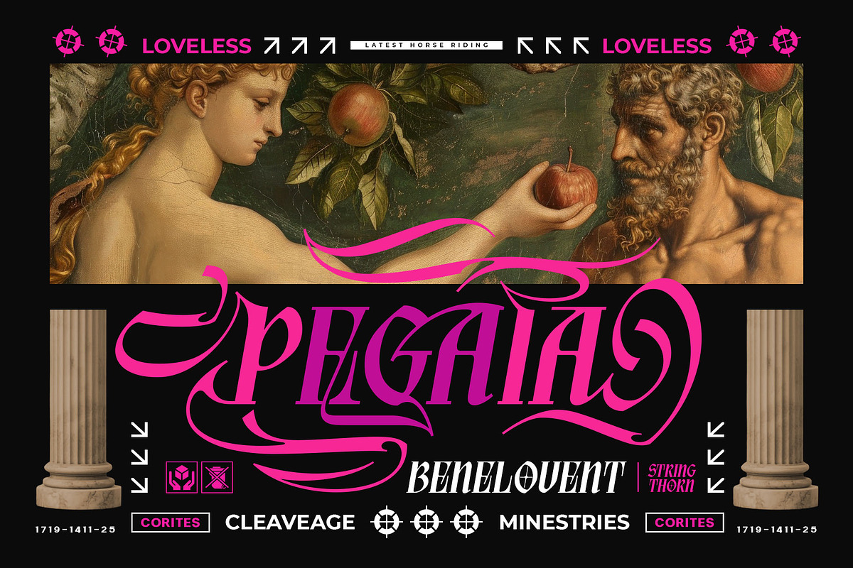 Aethon Keros Typeface, a Blackletter Font by alit design (Photo 7 of 20)