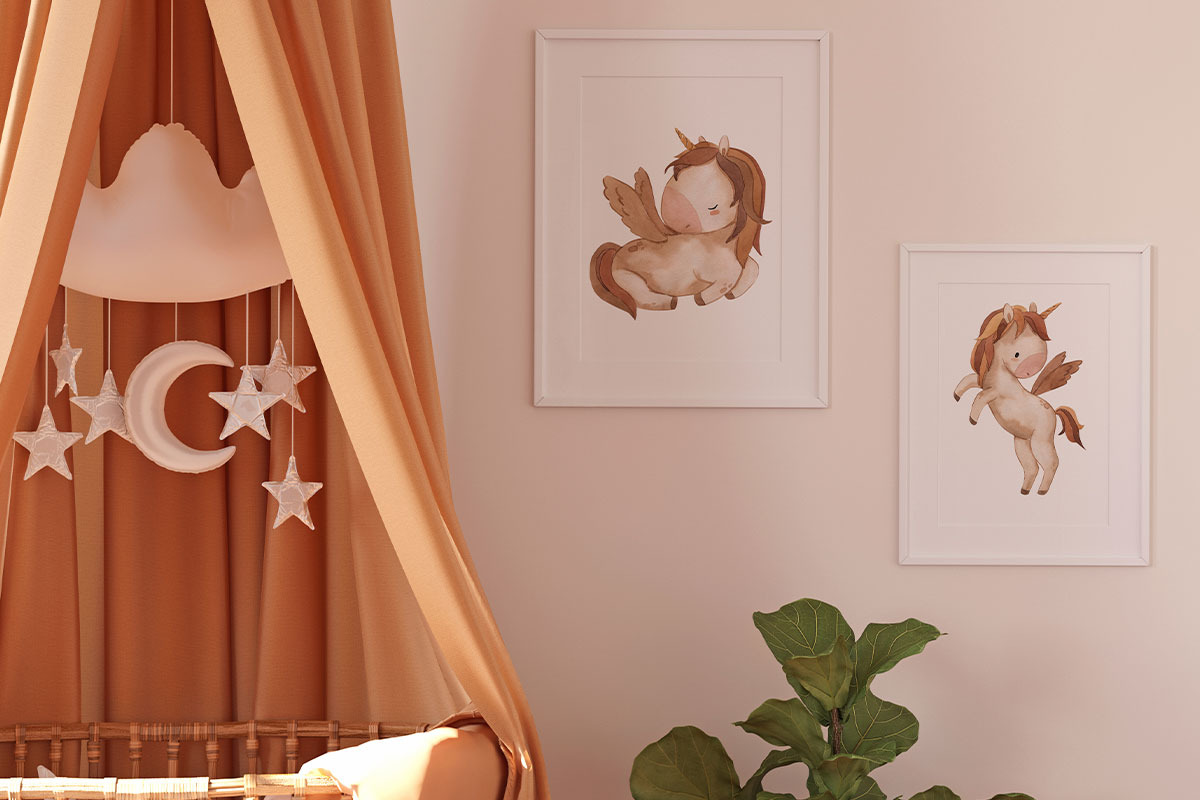 MAGIC PEGASUS. Watercolor clipart, an Animal Illustration by OlliArtDesign (Photo 3 of 5)