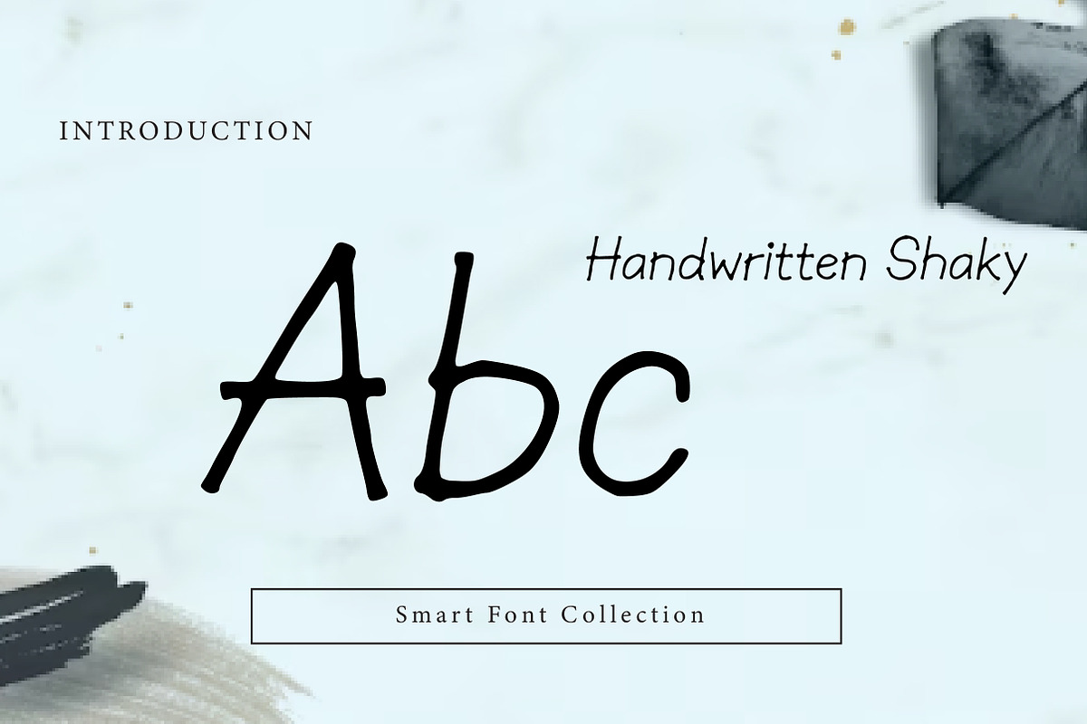 Handwritten shaky, a Handwritten Font by Wow Magic (Photo 2 of 3)