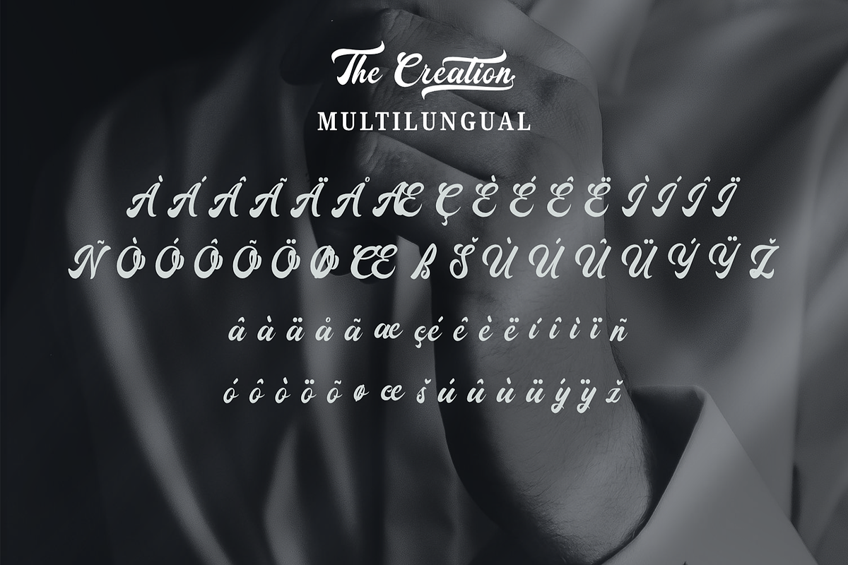 The Creation Script Bold Font, a Script Font by Jaruka (Photo 3 of 10)