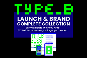 90s Brutalist Canva Branding Bundle