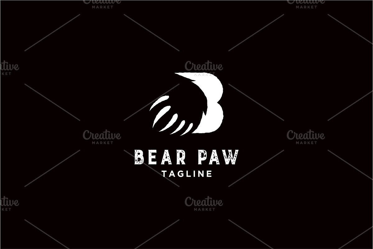 Bear Logo - Bear Paw logo, a Branding & Logo Template by Stefan Art Logo store